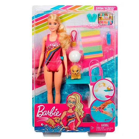 BONECA BARBIE NADADORA DREAMHOUSE GHK23