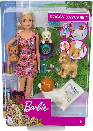 BONECA BARBIE TREINADORA DE CACHORROS MATTEL FXH08