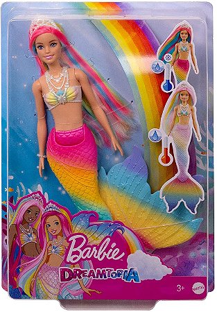 Boneca Barbie Sereia Mattel Dreamtopia - GTF89