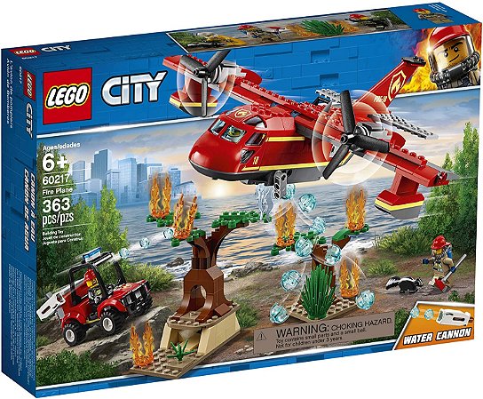LEGO CITY AVIAO DE COMBATE AO FOGO 60217