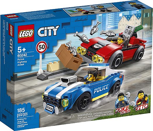 LEGO CITY DETENCAO POLICIAL NA AUTOESTRADA 60242
