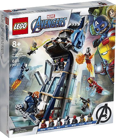 LEGO MARVEL COMBATE NA TORRE DOS VINGADORES 76166