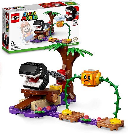 LEGO SUPER MARIO CONFRONTO NA SELVA COM CHOMP CHOMP - EXPANSAO 71381