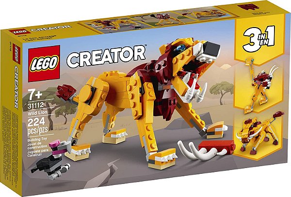 LEGO CREATOR LEAO SELVAGEM 31112