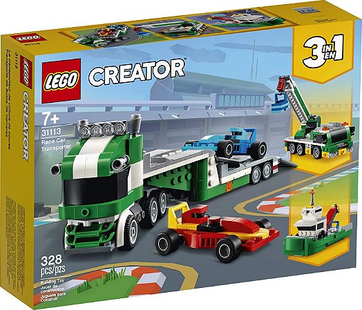 LEGO CREATOR TRANSPORTADOR DE CARROS DE CORRIDA 31113