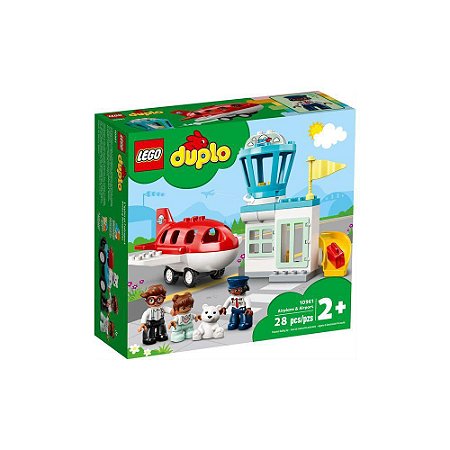 LEGO DUPLO AVIAO E AEROPORTO 10961