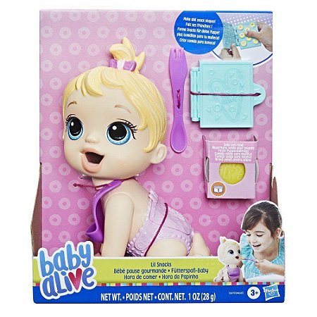 BONECA BABY ALIVE HORA DA PAPINHA LOIRA F2617