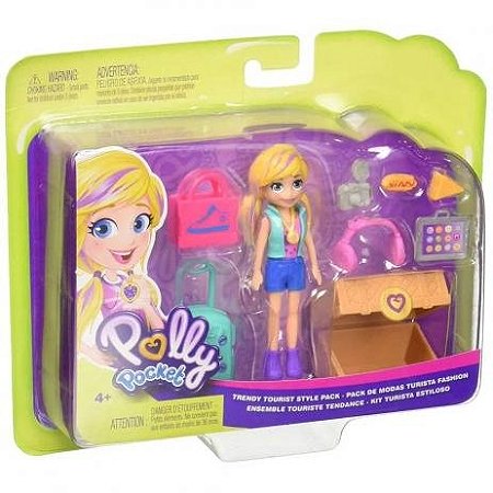 POLLY POCKET KIT TURISTA ESTILOSA GDM12