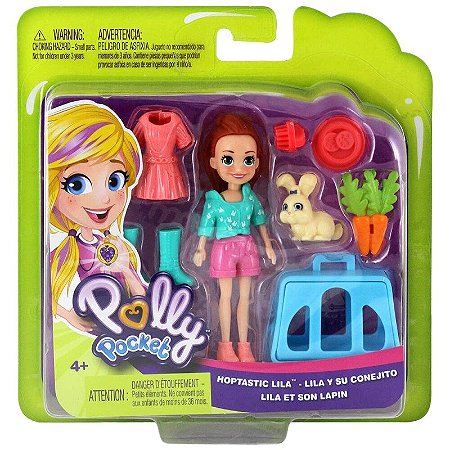 Veículo e Boneca - Polly Pocket - Hospital Móvel dos Bichinhos - Mattel