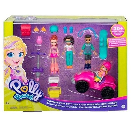 POLLY POCKET VEICULO COM BONECA PC ATIVIDADES GNH09