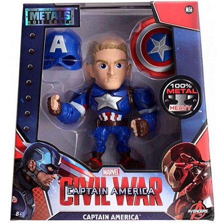 Boneco Marvel Capitão America Ref.4018 - Dtc Metals