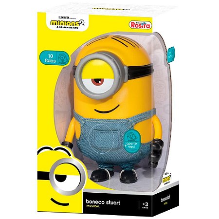 BONECO MINIONS STUART COM 10 FALAS - NOVA BRINK 1080