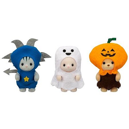 SYLVANIAN FAMILIES TRIO DOCES OU TRAVESSURAS - HALLOWEEN 5589