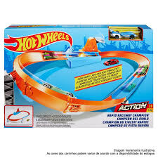 PISTA HOT WHEELS CAMPEONATO RETA PISTA RAPÍDA - MATTEL - GJM75