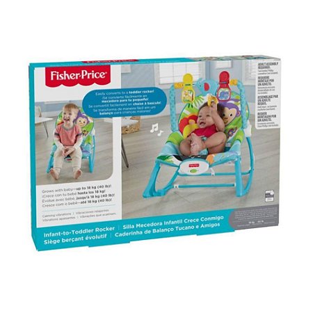 Fisher price cadeira de balanço tucano FMN44