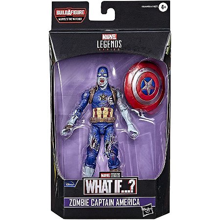 BONECO MARVEL LEGENDS ZOMBIE CAPTAIN AMERICA  F0330 - HASBRO