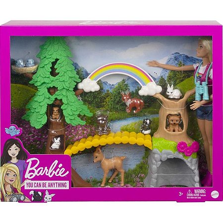 Barbie - Conjunto de jogo de bem-estar ao ar livre