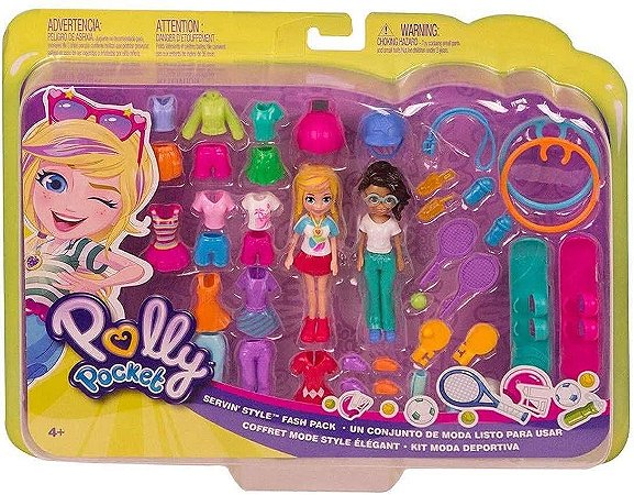Polly Pocket Kit Moda Esportiva Mattel  Ggj50