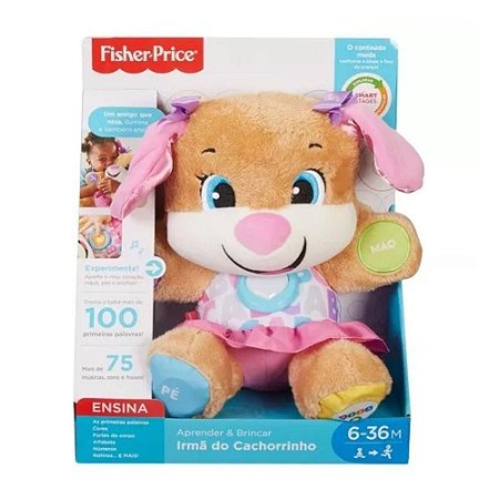 Irma Do Cachorrinho Aprendendo A Brincar Fvc81 - Mattel