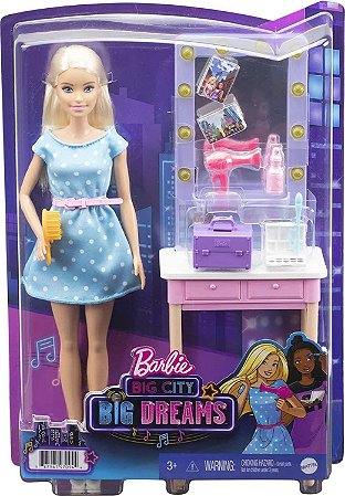 Boneca Barbie  Cenario  Malibu Nos Bastidores Gyg39 Mattel