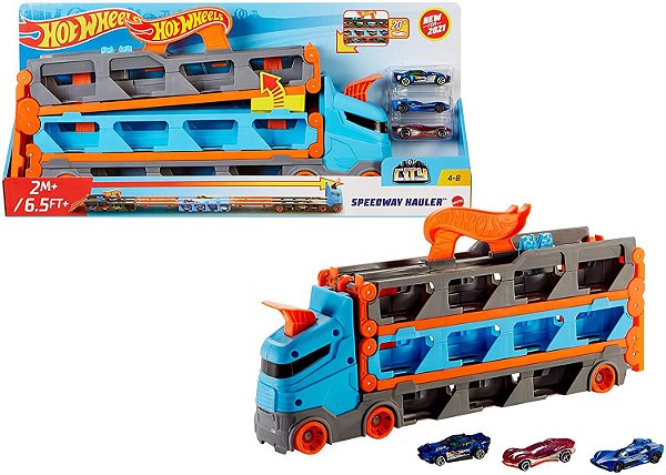 Hot Wheels Caminhao Guincho  Pista De Corridas Gvg37 - Matte