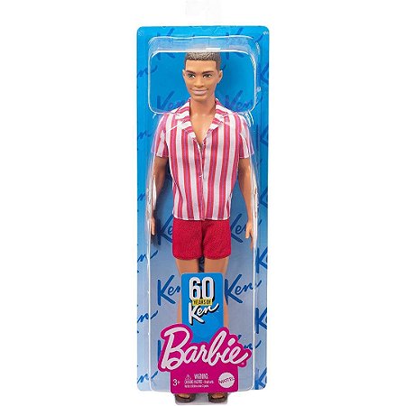 Boneco Barbie Ken 1961 Edição Especial 60 Anos Mattel