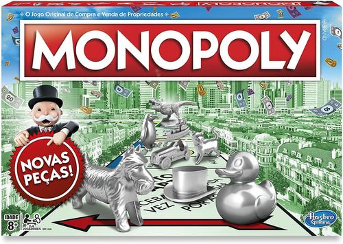 Brinquedo Jogo Hasbro Gaming Monopoly - Jogo para a família. De 2 a 6 jogadores - C1009 - Hasbro