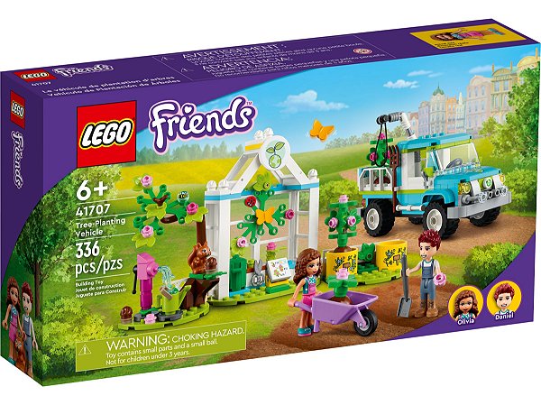 LEGO FRIENDS VEÍCULO DE PLANTAÇÃO DE ÁRVORES 41707