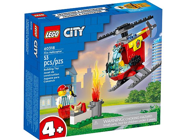 LEGO CITY HELICOPTERO DOS BOBEIROS 60318