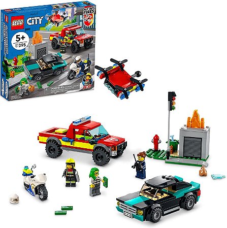LEGO CITY RESGATE DOS BOMBEIROS E PERSEGUIÇÃO POLICIA 60319