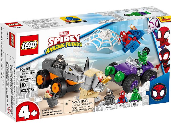 LEGO MARVEL CONFRONTO HULK CONTRA RINOCERONTE 10782