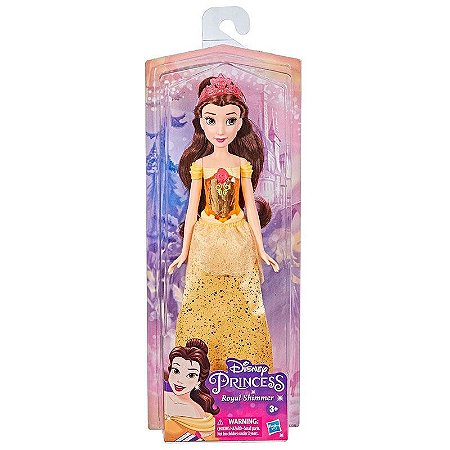 Princesas Disney Bela Brilho Real F0898 - Hasbro
