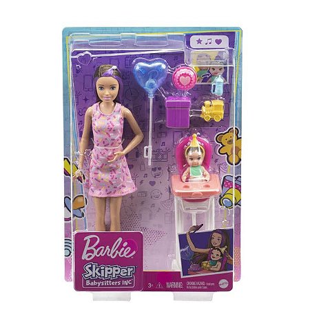 BONECA BARBIE SKIPPER FESTA DE ANIVERSÁRIO GRP40 MATTEL