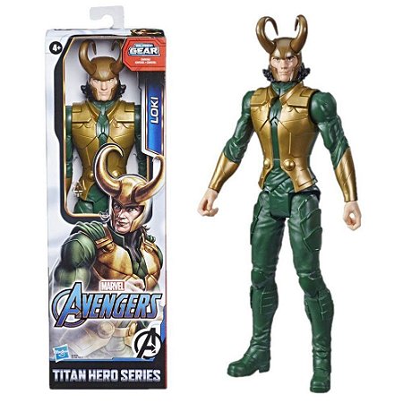 Boneco Titan Hero Marvel Loki - E7874 - Hasbro