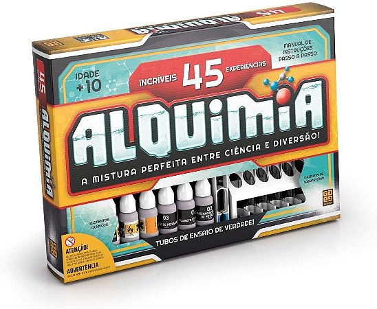 Alquimia Jogo de Ciência, 45 Experiências Grow  3721