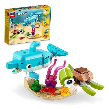 LEGO CREATOR GOLFINHO E TARTARUGA 31128