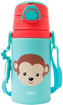 GARRAFA DE ALUMINIO ANIMAL FUN MACACO BUBA 12116