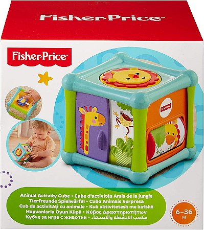 Fisher Price - Cubo Animaizinhos Divertidos