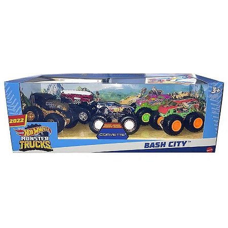 Hot Whells Monster Trucks Pacote com 5 Mattel GBP31