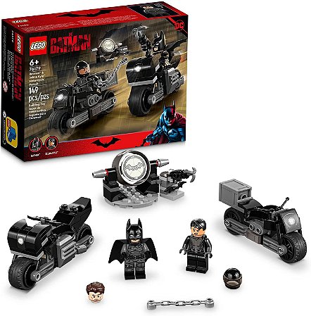 Lego DC Batman A Perseguição de Moto de Batman e Kyle 76179