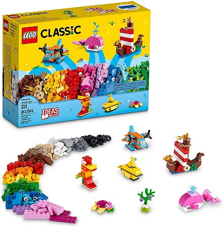 Lego Classic  Diversão Criativa no Oceano 11018