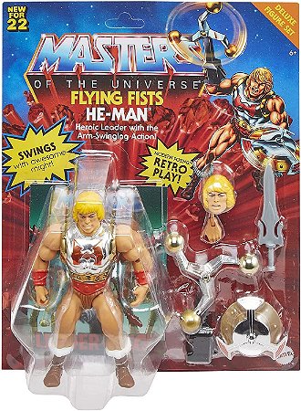 Boneco Masters of the Universe He-Man Punho Boleador Mattel HDT22