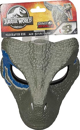 Jurassic World Máscara Velociraptor Blue Mattel GCV81
