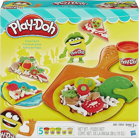 Play Doh Conjunto de Massinha Festa da Pizza Hasbro B1856