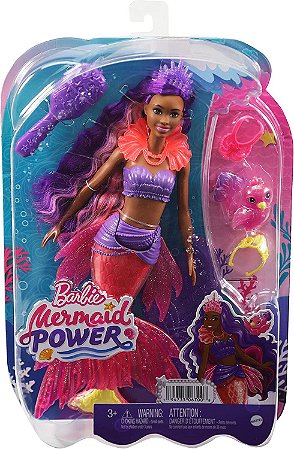 Boneca Barbie Sereia Mermaid Power Malibu Mattel - HHG52