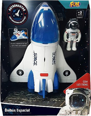 Ônibus Espacial Astronautas de Brinquedo F00248