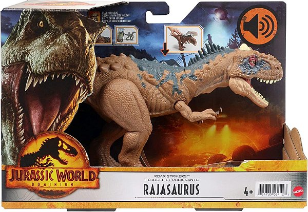 Jurassic World Dino Rajasaurus Ruge e Ataca Mattel HDX35