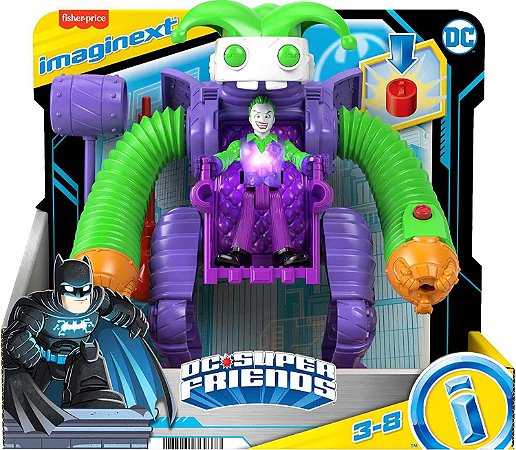 Imaginext Dc Super Friends Robo de Batalha The Joker Mattel HGX80