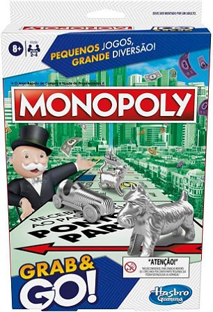 JOGO MONOPOLY GRAB & GO HASBRO B1002