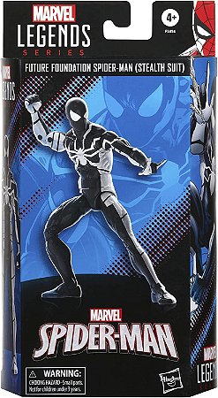 Boneco Marvel Legends Spider Man Fundação Futuro Traje Furtivo F3454 Hasbro